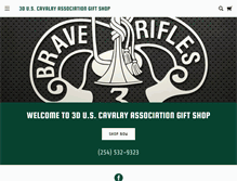 Tablet Screenshot of braverifles.org